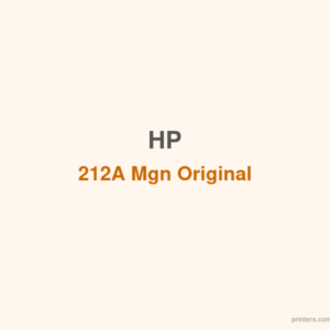 HP 212A Mgn Original LaserJet Toner Cartridge - 香港原裝行貨 Printers.com.hk