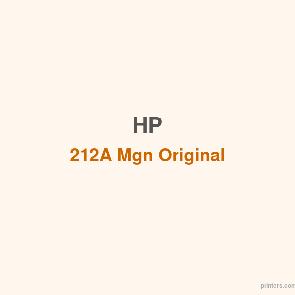 HP 212A Mgn Original LaserJet Toner Cartridge - 香港原裝行貨 Printers.com.hk