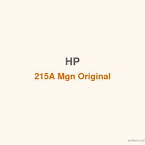 HP 215A Mgn Original LaserJet Toner Crtg - 香港原裝行貨 Printers.com.hk