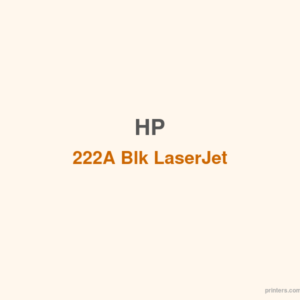 HP 222A Blk LaserJet Toner Cartridge - 香港原裝行貨 Printers.com.hk