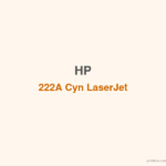 HP 222A Cyn LaserJet Toner Cartridge - 香港原裝行貨 Printers.com.hk