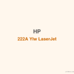 HP 222A Ylw LaserJet Toner Cartridge - 香港原裝行貨 Printers.com.hk
