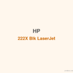 HP 222X Blk LaserJet Toner Cartridge - 香港原裝行貨 Printers.com.hk