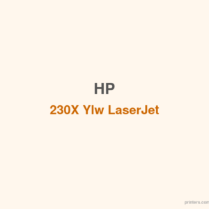 HP 230X Ylw LaserJet Toner Cartridge - 香港原裝行貨 Printers.com.hk