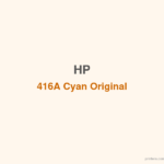 HP 416A Cyan Original LaserJet Toner Cartridge - 香港原裝行貨 Printers.com.hk