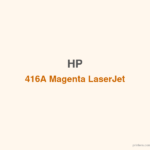 HP 416A Magenta LaserJet Toner Cartridge - 香港原裝行貨 Printers.com.hk