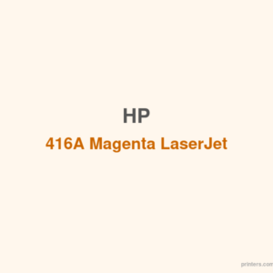 HP 416A Magenta LaserJet Toner Cartridge - 香港原裝行貨 Printers.com.hk