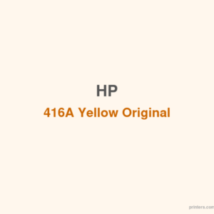 HP 416A Yellow Original LaserJet Toner Cartridge - 香港原裝行貨 Printers.com.hk