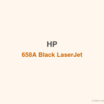 HP 658A Black LaserJet Toner Cartridge - 香港原裝行貨 Printers.com.hk