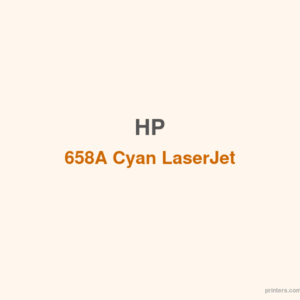 HP 658A Cyan LaserJet Toner Cartridge - 香港原裝行貨 Printers.com.hk