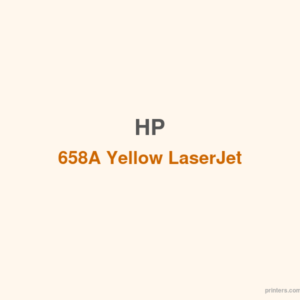 HP 658A Yellow LaserJet Toner Cartridge - 香港原裝行貨 Printers.com.hk