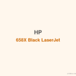 HP 658X Black LaserJet Toner Cartridge - 香港原裝行貨 Printers.com.hk