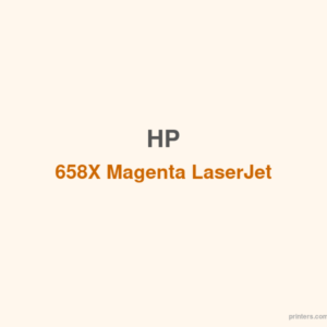 HP 658X Magenta LaserJet Toner Cartridge - 香港原裝行貨 Printers.com.hk