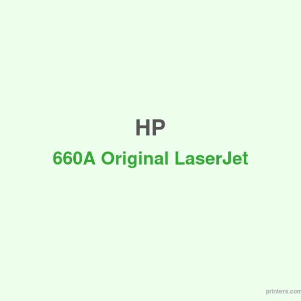 HP 660A Original LaserJet Imaging Drum - 香港原裝行貨 Printers.com.hk