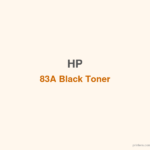 HP 83A Black Toner Cartridge CF283A - 香港原裝行貨 Printers.com.hk