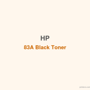 HP 83A Black Toner Cartridge CF283A - 香港原裝行貨 Printers.com.hk