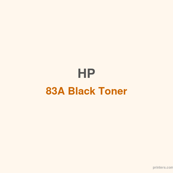 HP 83A Black Toner Cartridge CF283A - 香港原裝行貨 Printers.com.hk