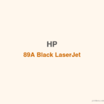 HP 89A Black LaserJet Toner Cartridge - 香港原裝行貨 Printers.com.hk