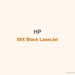 HP 89X Black LaserJet Toner Cartridge - 香港原裝行貨 Printers.com.hk