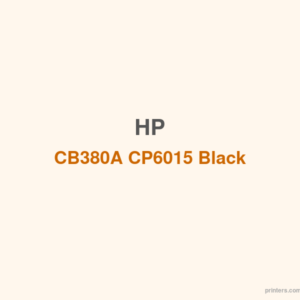 HP CB380A CP6015 Black Print Cartridge - 香港原裝行貨 Printers.com.hk