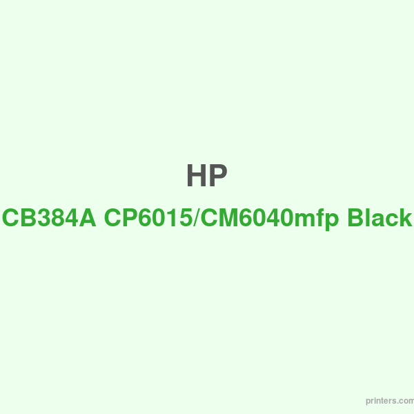 HP CB384A CP6015/CM6040mfp Black Image Drum - 香港原裝行貨 Printers.com.hk