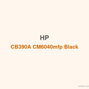 HP CB390A CM6040mfp Black Print Cartridge - 香港原裝行貨 Printers.com.hk