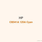 HP CB541A 125A Cyan Cartridge - 香港原裝行貨 Printers.com.hk