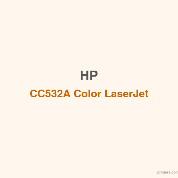 HP CC532A Color LaserJet CP2025 Yellow Cartridge - 香港原裝行貨 Printers.com.hk