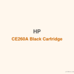 HP CE260A Black Cartridge - 香港原裝行貨 Printers.com.hk