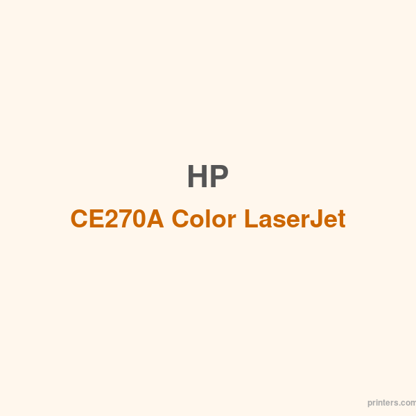 HP CE270A Color LaserJet CP5525 Black Cartridge - 香港原裝行貨 Printers.com.hk