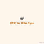 HP CE311A 126A Cyan Print Cartridge - 香港原裝行貨 Printers.com.hk