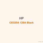 HP CE320A 128A Black Cartridge - 香港原裝行貨 Printers.com.hk