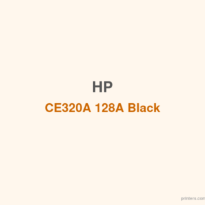 HP CE320A 128A Black Cartridge - 香港原裝行貨 Printers.com.hk