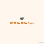 HP CE321A 128A Cyan Cartridge - 香港原裝行貨 Printers.com.hk