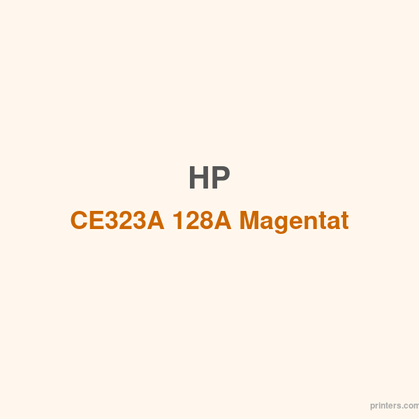 HP CE323A 128A Magentat Cartridge - 香港原裝行貨 Printers.com.hk