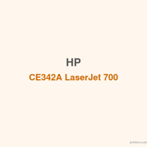 HP CE342A LaserJet 700 Color MFP 775 Yellow Cartridge - 香港原裝行貨 Printers.com.hk