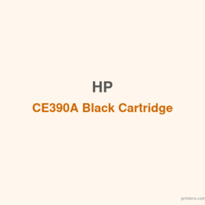HP CE390A Black Cartridge - 香港原裝行貨 Printers.com.hk