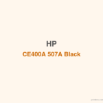 HP CE400A 507A Black LaserJet Toner Cartridge - 香港原裝行貨 Printers.com.hk