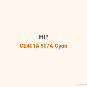 Canon CE401A 507A 藍色碳粉匣