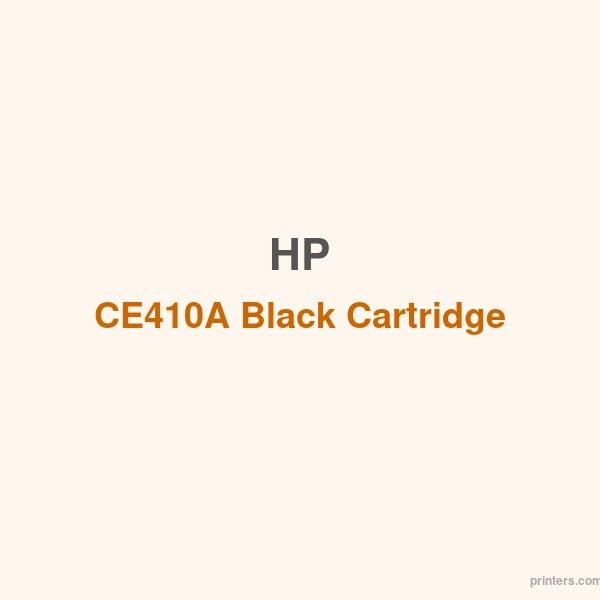 HP CE410A Black Cartridge - 香港原裝行貨 Printers.com.hk