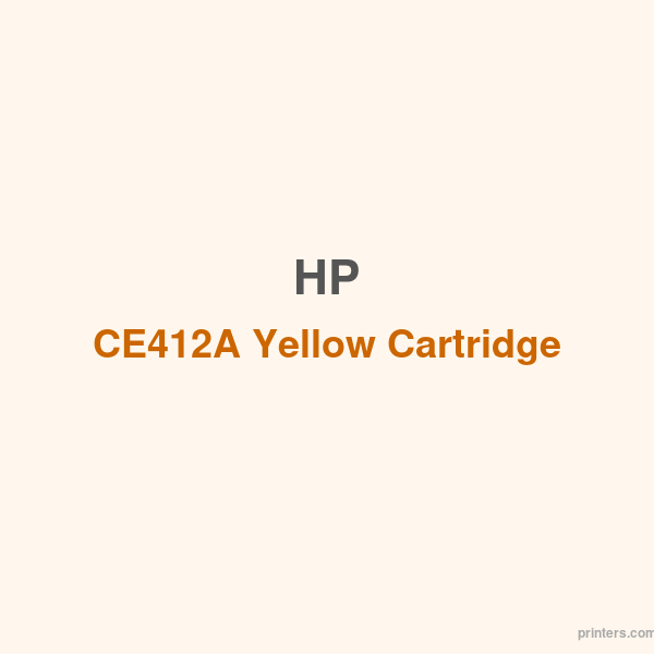 HP CE412A - 適用於 HP LaserJet Pro 300 color M351a, HP LaserJet Pro 400 color M451dn - Printers.com.hk