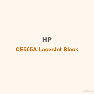 HP CE505A LaserJet Black Print Cartridge - 香港原裝行貨 Printers.com.hk