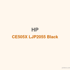 HP CE505X LJP2055 Black Print Cartridge - 香港原裝行貨 Printers.com.hk
