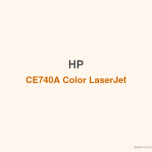 HP CE740A Color LaserJet CP5225 Black Cartridge - 香港原裝行貨 Printers.com.hk