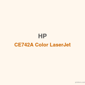 HP CE742A Color LaserJet CP5225 Yellow Cartridge - 香港原裝行貨 Printers.com.hk