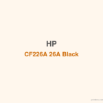 HP CF226A 26A Black LaserJet Toner Cartridge - 香港原裝行貨 Printers.com.hk