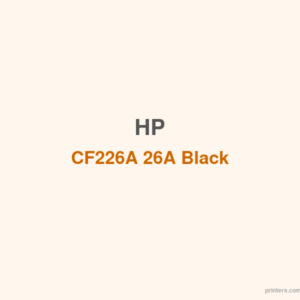 HP CF226A 26A Black LaserJet Toner Cartridge - 香港原裝行貨 Printers.com.hk