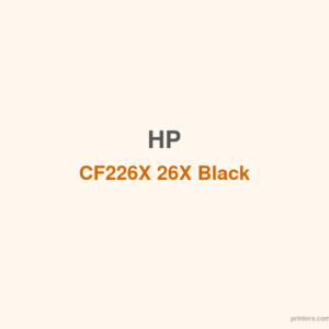 HP CF226X 26X Black LaserJet Toner Cartridge - 香港原裝行貨 Printers.com.hk