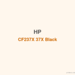 HP CF237X 37X Black LaserJet Toner Cartridge - 香港原裝行貨 Printers.com.hk