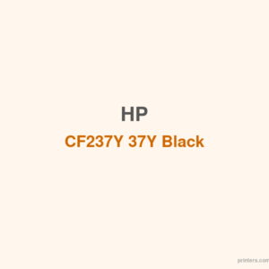 HP CF237Y 37Y Black LaserJet Toner Cartridge - 香港原裝行貨 Printers.com.hk